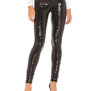 Black Sequin Women's Pants